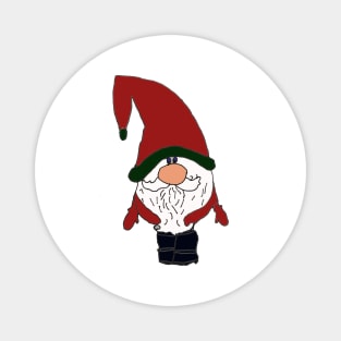 Santa Gnome Magnet